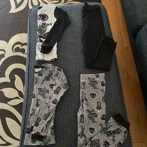 Black Panther Pajama Sets - Size 10
